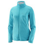 Sudadera de mujer Salomon Discovery Fz W azul DeepLagoonHeather
