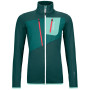 Sudadera de mujer Ortovox Fleece Grid Jacket W 2023 azul oscuro dark pacific