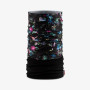 Cuello multiuso para niños Buff Polar negro/violeta Cashim Multi