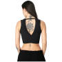 Camiseta sin mangas para mujer Drexiss Feel Yoga Black