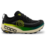 Zapatillas de carrera para hombre Topo Vista Wide negro/verde Black / Lime