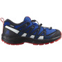 Calzado de jóvenes Salomon Xa Pro V8 Cs Waterproof J azul Lapis Blue / Black / Fiery Red