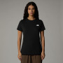 Camiseta de mujer The North Face W S/S Simple Dome Slim Tee