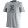 Camiseta funcional de hombre Smartwool Men's Moose Mode Active Short Sleeve Gra gris