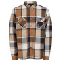 Camisa de hombre Fundango Roddy Lined Shirt marrón coffee