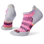 Calcetines de mujer Smartwool Run Targeted Cush Stripe Low Ank Socks violeta Bordeaux