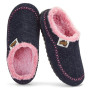 Zapatillas de mujer Gumbies Ossa Low Navy & Pink