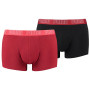 Calzoncillos bóxer para hombre Puma Basic Trunk 2P rojo red
