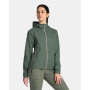 Chaqueta softshell de mujer Kilpi Sonna verde oscuro dark green