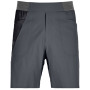 Pantalones cortos de hombre Ortovox Piz Selva Light Shorts negro Black Steel