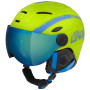 Casco de esquí para niños Etape Rider Pro verde Lime/BlueMat