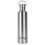 Botella térmica de acero inoxidable Tatonka Hot + Cold Stuff Bamboo Lid 1000 plata