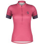 Maillot de ciclismo para mujer Scott W's Endurance 20 SS rosa/violeta carmine pink/dark purple