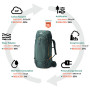 Mochila de mujer Gregory Kalmia 50 RC
