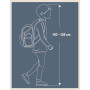 Juego de mochila Baagl Ergo SET 3 Fotbal