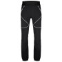 Pantalones softshell de hombre Loap Urkar negro/gris Tap Shoe/Gray