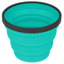 Taza de viaje Sea to Summit X-Mug Cool Grip azul claro Seafoam