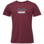 Camiseta de hombre Loap Bojar burdeos Red