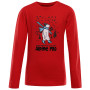 Camiseta para niños Alpine Pro Ecco 2 Red rojo ČERVENÁ