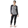 Camiseta funcional de mujer Smartwool W Merino 250 Baselayer Pattern Crew Bxd