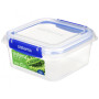 Caja de alimentos Sistema Square Klip It Plus 1,15L azul Blue