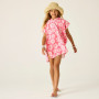 Poncho para niños Regatta Kids Towel Robe PinkHazPetal