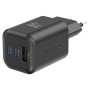 Adaptador Swissten GaN Travel Charger 2X USB -C + USB-A