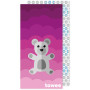 Toalla de secado rápido Towee Bear rosa Pink