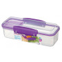 Caja de merienda Sistema Snack Attack To Go violeta