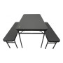 Mesa con bancos Vango Orchard Bench Set gris Grey