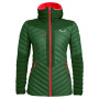 Chaqueta de mujer Salewa Ortles Light2 Rds Dwn W Hd Jkt verde RawGreen/
