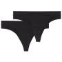 Bragas de mujer Puma 3D Knit Sport Strings 2P negro black