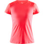 Camiseta de mujer Craft ADV Essence SS rojo/naranja Crush