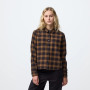 Camisa de mujer Fjällräven Övik Boxy Flannel Shirt W