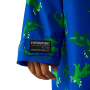 Abrigo impermeable para niños Regatta Junior Changing Robe Olymp Blue Dino