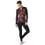 Camiseta funcional de mujer Smartwool W Merino 250 Bl Pattern 1/4 Zip Boxed