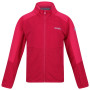 Sudadera para niños Regatta Jnr Highton FZ II rosa Pink Potion