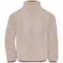 Sudadera para niños Didriksons Gibbs Kids Fullzip 2 Beach Beige/Rust