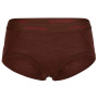 Bragas Icebreaker W's Sprite Hot Pants rojo/marrón espresso