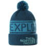 Gorro The North Face Retro Tnf Pom Beanie azul MontereyBlue/StormBlue