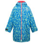 Abrigo impermeable Regatta Junior Waterproof Changing Robe SBluFlPiLem azul claro SBluFlPiLem