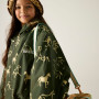 Chaqueta impermeable para niños Regatta Junior Waterproof Changing Robe DrkKhHrses