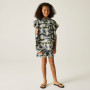 Poncho para niños Regatta Kids Towel Robe DrkStrmCamo