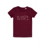 Camiseta de mujer Hiko Iwwl W T-Shirt burdeos
