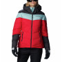 Chaqueta de invierno para mujer Columbia Abbott Peak™ Insulated Jacket rojo Red Lily, Shark, Aqua Haze