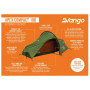 Tienda de campaña de senderismo Vango Apex Compact 100