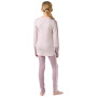 Juego funcional para niños Helly Hansen Jr Lifa Merino Midweight Set Purple Clay
