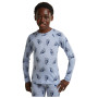Camiseta funcional para niños Icebreaker Kids M 200 Oasis LS Crewe Bear Tour AOP