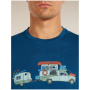 Camiseta funcional de hombre Icebreaker Men Merino 150 Tech Lite SS Tee Transportage