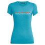 Camiseta de mujer Salewa PURE M. DRI-REL W S/S TEE turquesa Blue Danube Melange